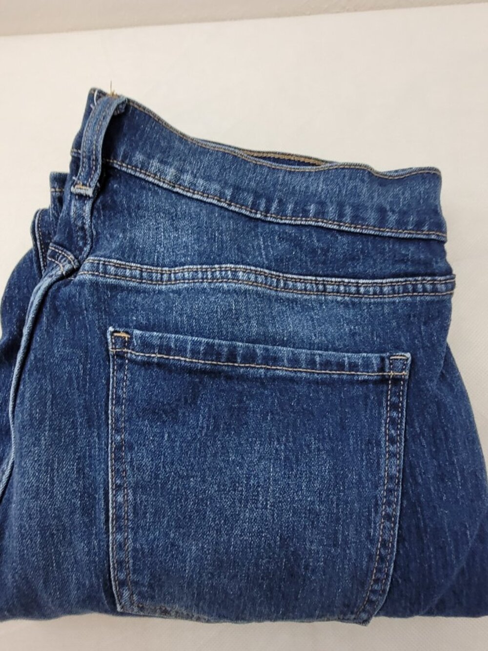 Old Navy Jeans Womens 14 x 31 Blue Medium Wash Stretch WOW Boyfriend Mid Rise - Picture 12 of 12